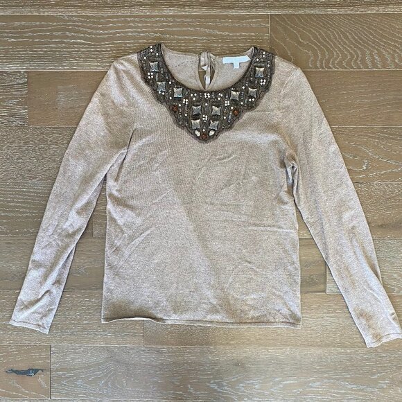 Adrienne Vittadini Knit TopBrownL